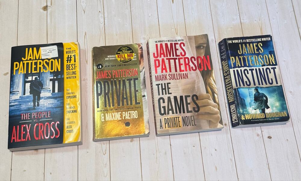 James Patterson Thriller Paperback Book Lot – Set of 4 (Private Series & More)